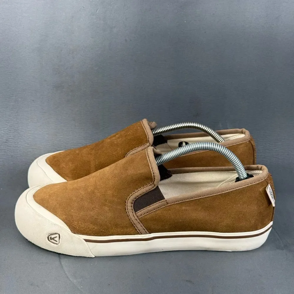 Keen Men's Coronado III Slip On Suede Casual Shoe Brown Size 9 New